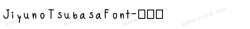 JiyunoTsubasaFont字体转换
