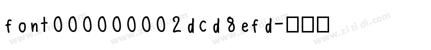 font000000002dcd8efd字体转换