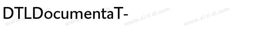 DTLDocumentaT字体转换
