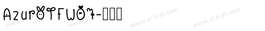 AzuroTFW07字体转换