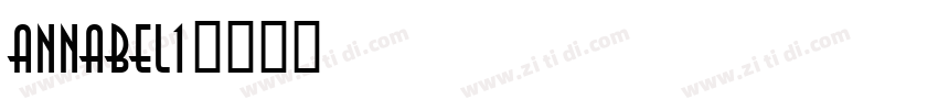 Annabel1字体转换