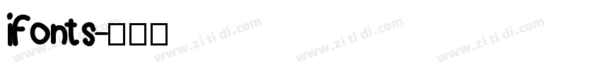 iFonts字体转换