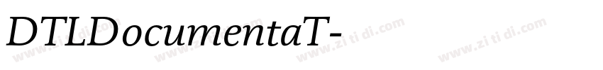 DTLDocumentaT字体转换