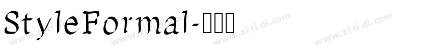 StyleFormal字体转换