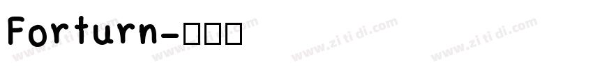 Forturn字体转换