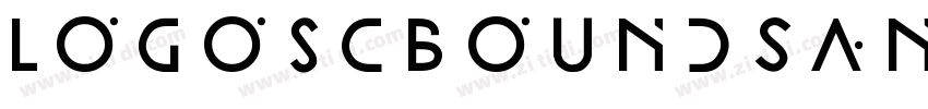 logoSCboundsans字体转换
