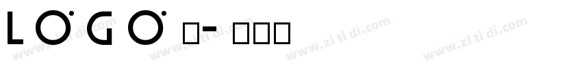 logo体字体转换