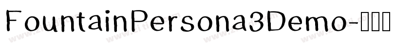 FountainPersona3Demo字体转换