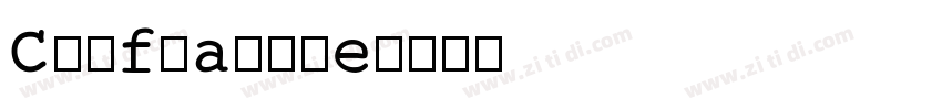C乐安fragile字体转换