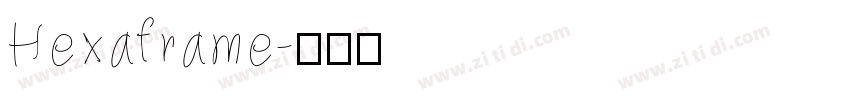 Hexaframe字体转换