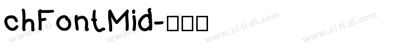 chFontMid字体转换