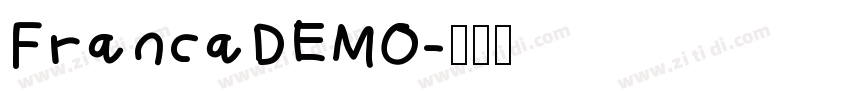 FrancaDEMO字体转换