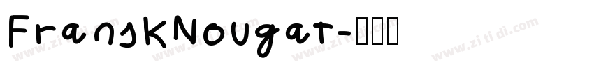 FranskNougat字体转换
