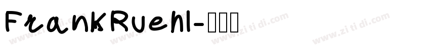 FrankRuehl字体转换