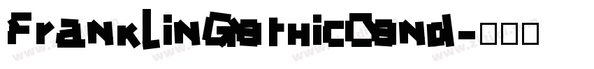 FranklinGothicCond字体转换