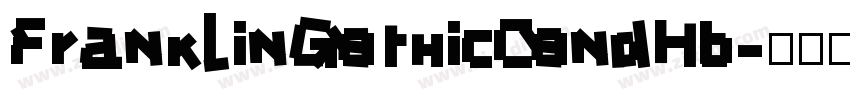 FranklinGothicCondHb字体转换