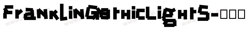 FranklinGothicLightS字体转换