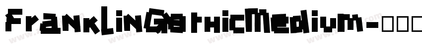 FranklinGothicMedium字体转换