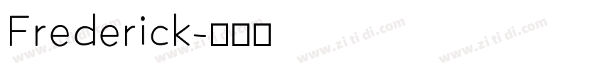 Frederick字体转换