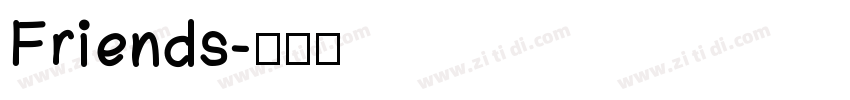 Friends字体转换