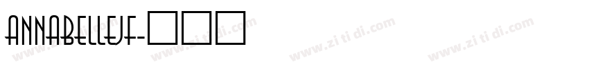 AnnabelleJF字体转换