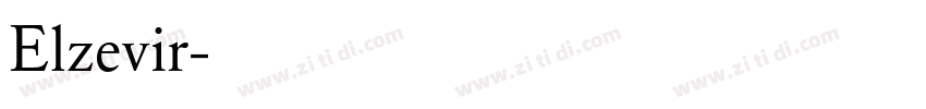 Elzevir字体转换