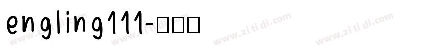 engling111字体转换