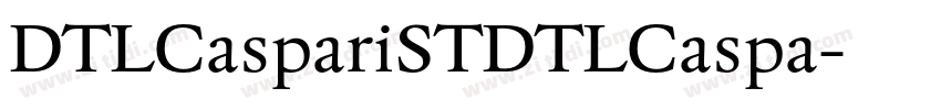 DTLCaspariSTDTLCaspa字体转换