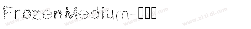 FrozenMedium字体转换
