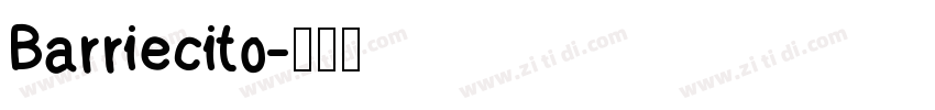 Barriecito字体转换