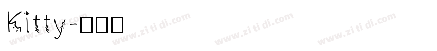 Kitty字体转换