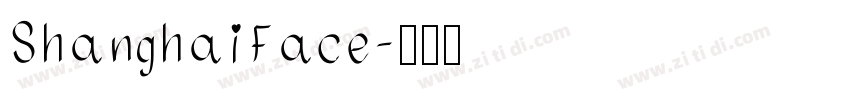 ShanghaiFace字体转换