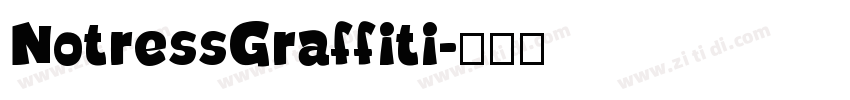 NotressGraffiti字体转换