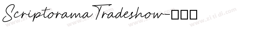 ScriptoramaTradeshow字体转换