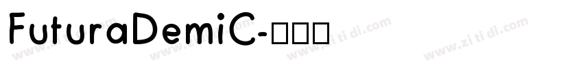 FuturaDemiC字体转换