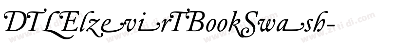 DTLElzevirTBookSwash字体转换