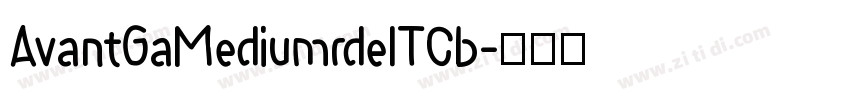 AvantGaMediumrdeITCb字体转换
