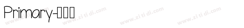 Primary字体转换