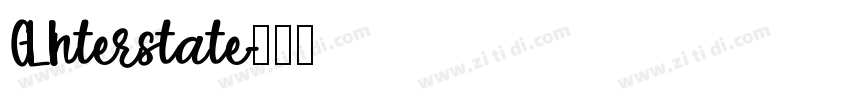 GLInterstate字体转换
