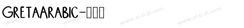 GretaArabic字体转换