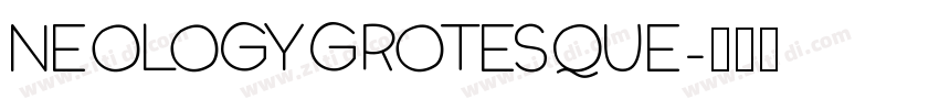 NeologyGrotesque字体转换