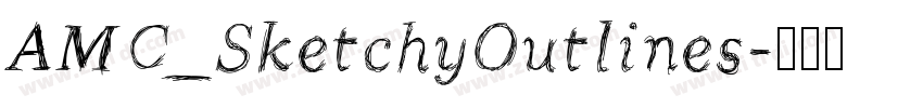 AMC_SketchyOutlines字体转换