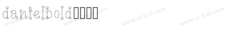 danielbold字体转换