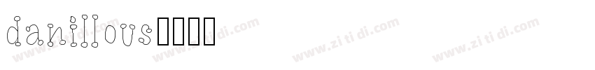danillous字体转换