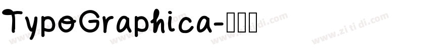 TypoGraphica字体转换