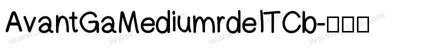 AvantGaMediumrdeITCb字体转换