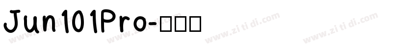 Jun101Pro字体转换