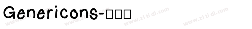 Genericons字体转换