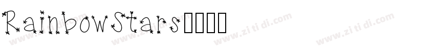 RainbowStars字体转换