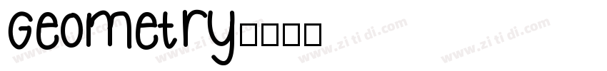Geometry字体转换